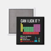 Can I Lick It Periodic Table Chart Science Teacher マグネット (正面/裏面)