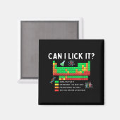 Can I Lick It Periodic Table Chart Science Teacher マグネット (正面/裏面)