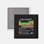 Can I Lick It Periodic Table Chart Science Teacher マグネット (正面/裏面)