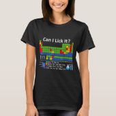 Can I Lick It Periodic Table Chart Science Teacher Tシャツ (正面)