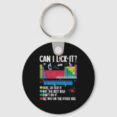 Can I Lick It Periodic Table Funny Science Chemist キーホルダー (正面)