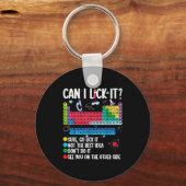 Can I Lick It Periodic Table Funny Science Chemist キーホルダー (正面)