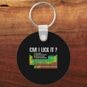 Can I Lick It Periodic Table Funny Science Teacher キーホルダー (正面)