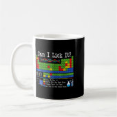 Can I Lick It Periodic Table Funny Science Teacher コーヒーマグカップ (左)