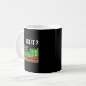 Can I Lick It Periodic Table Funny Science Teacher コーヒーマグカップ (正面左)