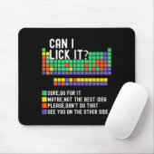 Can I Lick It Periodic Table Funny Science Teacher マウスパッド (マウス)