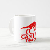 Can I Pet That Cat Demodog Stranger Meme Funny cat コーヒーマグカップ (正面左)