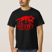 Can I Pet That Cat Demodog Stranger Meme Funny cat Tシャツ (正面)