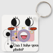 Can I take your photo? Camera art キーホルダー (裏面)