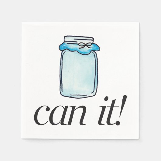 Can It スタンダードカクテルナプキン (正面)