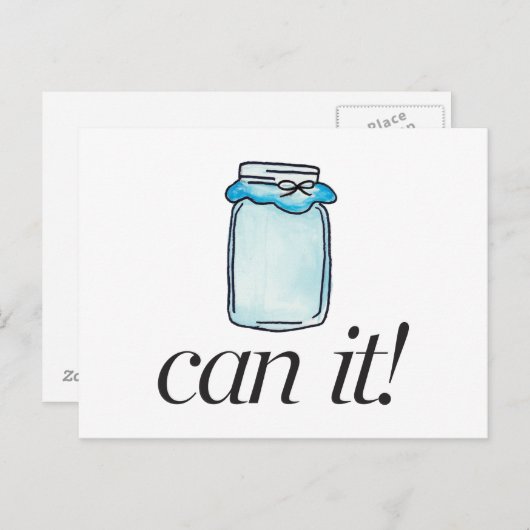 Can It ポストカード (正面/裏面)