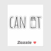 Can It Vintage Glass Jar Canning Season シール (シート)