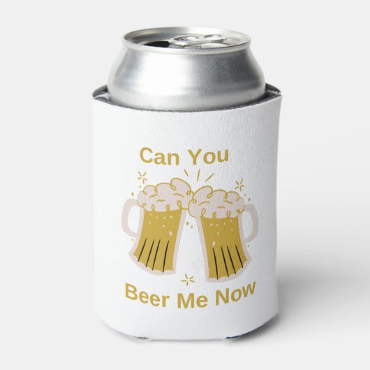 Can Me Now Beer on a 缶クーラー (缶正面)