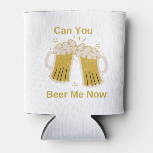 Can Me Now Beer on a 缶クーラー (正面)
