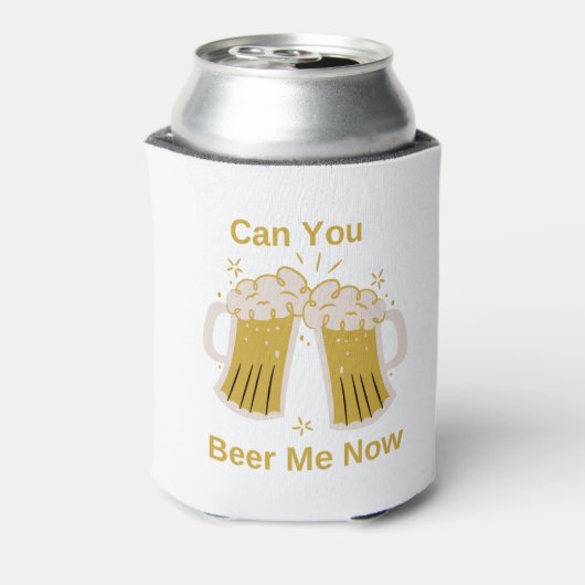 Can Me Now Beer on a 缶クーラー (缶裏面)