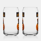 Can Peking kitty whimsical happy Halloween? ガラス缶 (左)