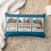 Can Sit With Us Pillow ランバークッション (ブランケット)