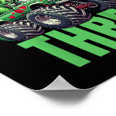 Can’t Catch Me I’m 3 - Birthday 3rd Kids Monster T ポスター (角)