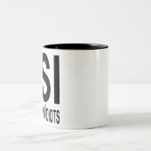 Can’t Stand Idiots CSI #USAPatriotGraphics © ツートーンマグカップ (中央)