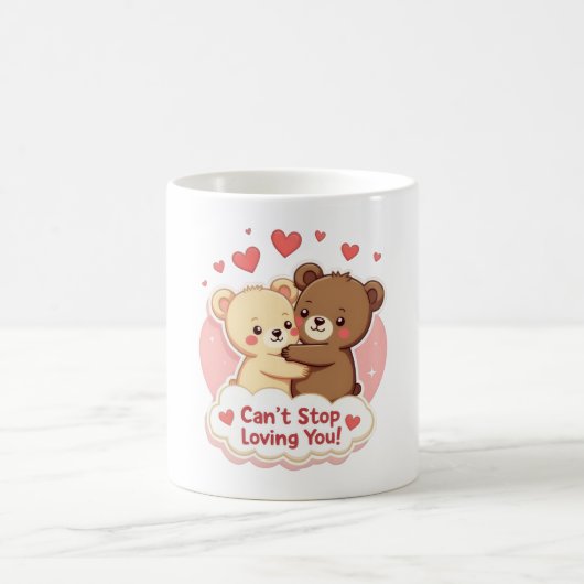 Can’t Stop Loving You Cute Valentine Mug コーヒーマグカップ (中央)