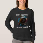 Can t Think Of Anything Than US 4th Of July Americ Tシャツ (正面)