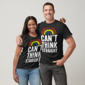 Can t Think Straight Bohemian Rainbow Gay Pride Mi Tシャツ (ユニセックス)
