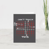 Can T Touch This Equation Math Funny Gift  カード (正面)