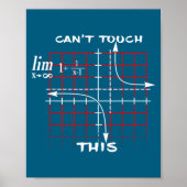 Can T Touch This Equation Math Funny Gift  ポスター (正面)