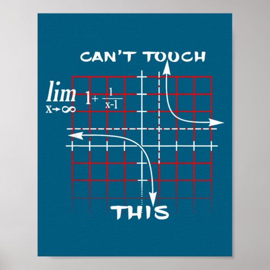 Can T Touch This Equation Math Funny Gift ポスター (正面)