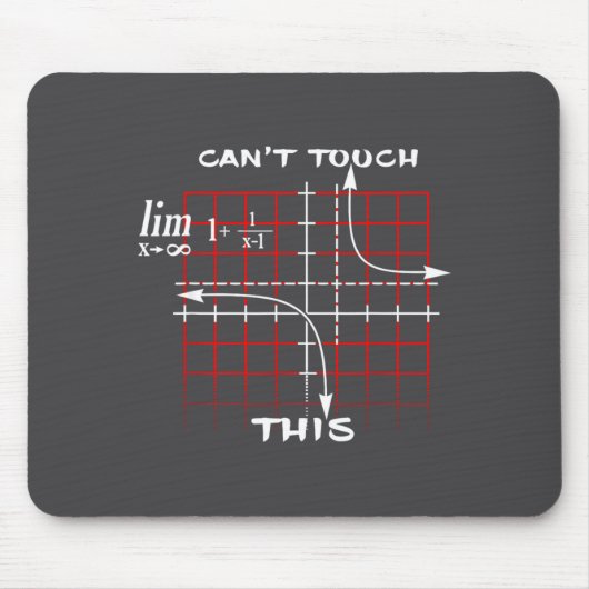 Can T Touch This Equation Math Funny Gift  マウスパッド (正面)
