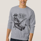 Can’t Work Today – Fishing Cast Sweatshirt スウェットシャツ (正面)