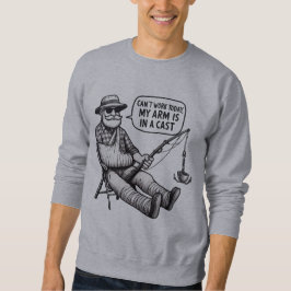 Can’t Work Today – Fishing Cast Sweatshirt スウェットシャツ