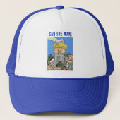 Can the Man Trucker Hat キャップ (正面)