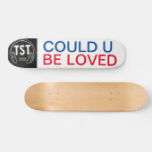 CAN U BE LOVED Skateboard, 7 3/4"デッキ スケートボード (横)