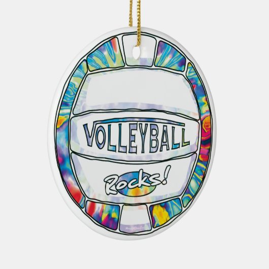 Can U Dig It絞り染め セラミックオーナメント (右)