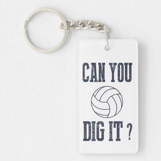 Can You Dig It! バレーボール キーチェーン (正面)