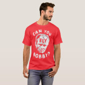 Can You Fly Bobby - Robocop Tシャツ (正面フル)