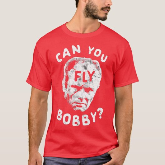 Can You Fly Bobby - Robocop Tシャツ (正面)