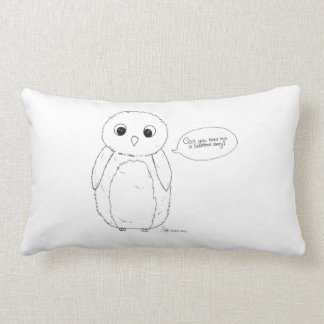 Can you read me a bedtime story? owl kudde. ランバークッション