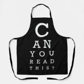 Can you read this? エプロン (正面)