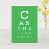 Can you read this? カード (黄色い花)