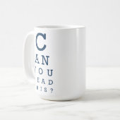 Can you read this? コーヒーマグカップ (正面左)