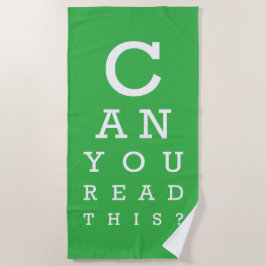 Can you read this? ビーチタオル