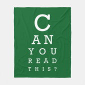 Can you read this? フリースブランケット (正面)