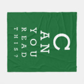 Can you read this? フリースブランケット (正面(横))