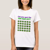 Can you spot the odd man out funny T-Shirt Tシャツ (正面)