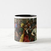 Canaのミュージシャンの詳細の結婚の饗宴 ツートーンマグカップ (中央)