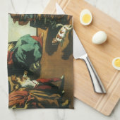 Canaの結婚Andrea Boscoli, Renaisance Art キッチンタオル (四つ折り)