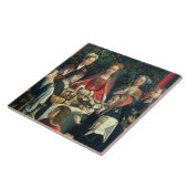 Canaの花嫁およびsurrの詳細の結婚 タイル (側面)