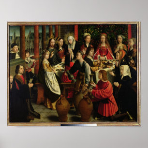Cana、c.1500-03の結婚の饗宴 ポスター